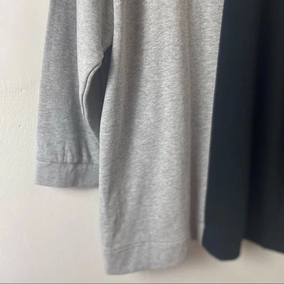 Jolie & Joy Women Black and Gray Color Block Light Weight Sweater.  Sz 3X - Picture 9 of 14